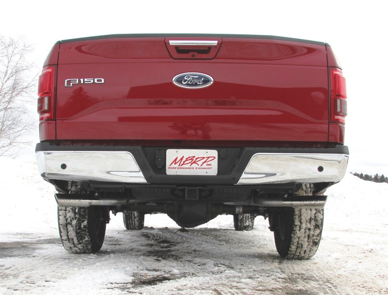 MBRP 2015 Ford F-150 5.0L 3in Cat Back Dual Split Side Exit AL Exhaust System - DTX Performance