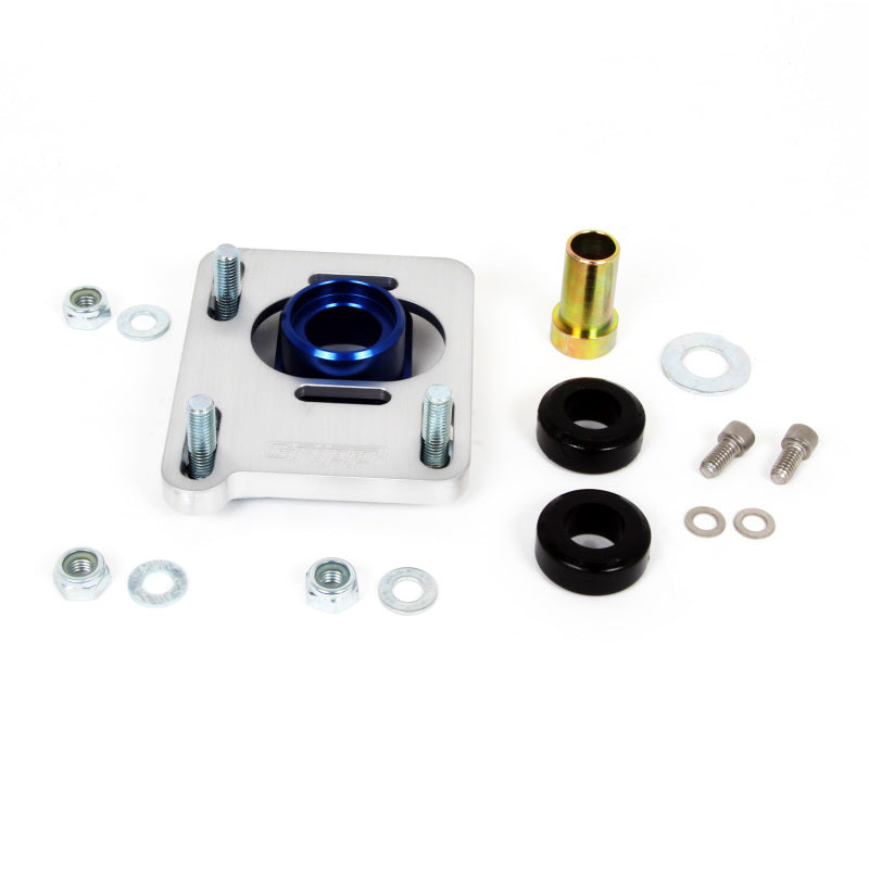 BBK 94-04 Mustang Caster Camber Plate Kit - Silver Anodized Finish - DTX Performance