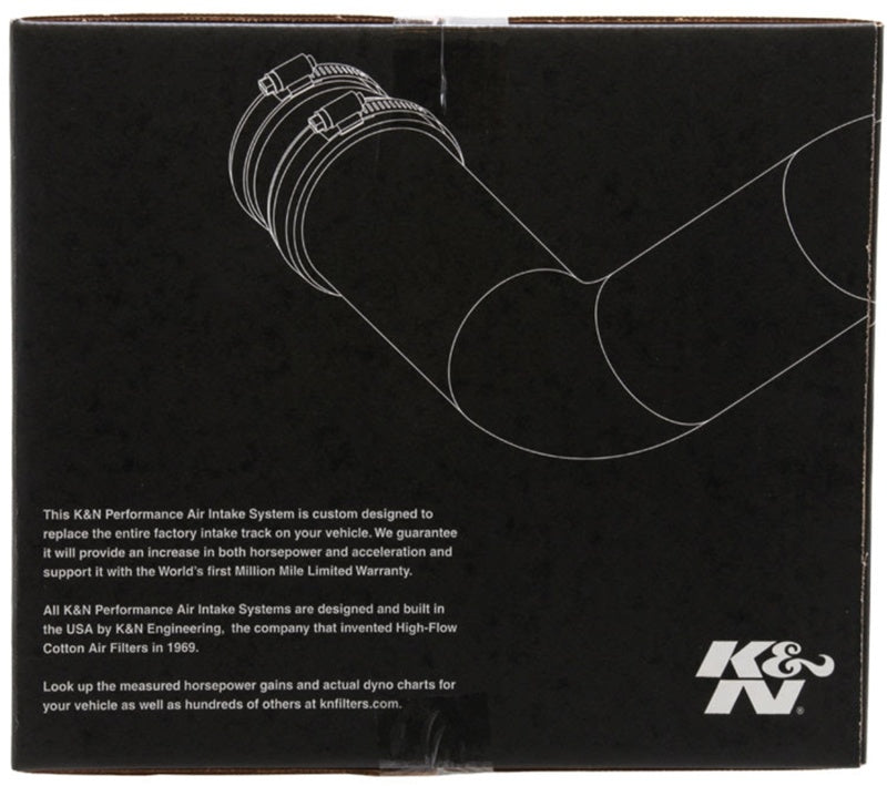 K&N 19-20 Hyundai Veloster L4-2.0L F/I Turbo Typhoon Performance Air Intake System - DTX Performance