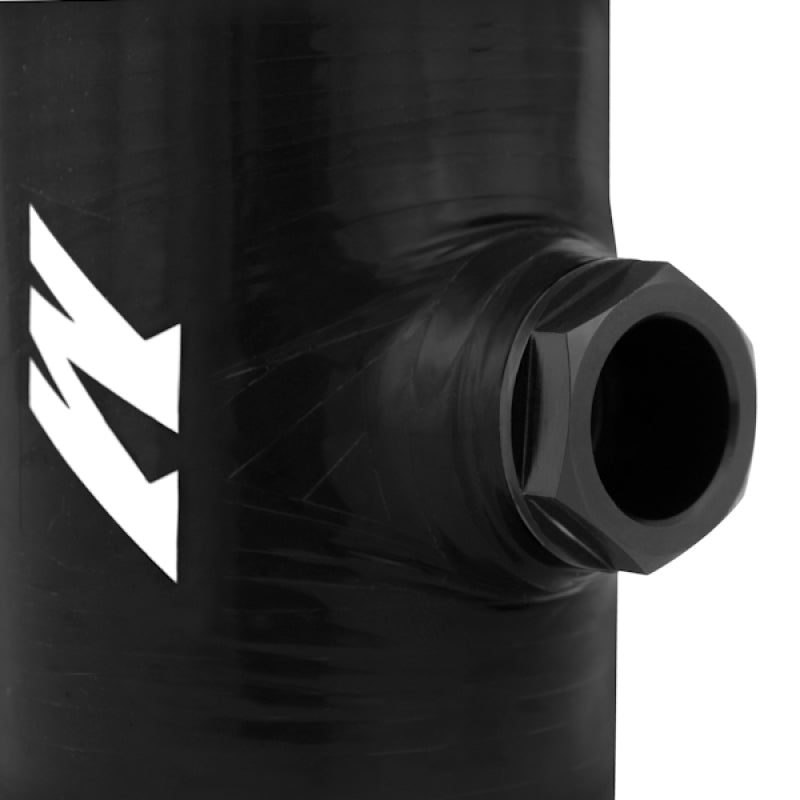 Mishimoto 2.5in Black Silicone Coupler w/ 1/8in NPT Bung - DTX Performance