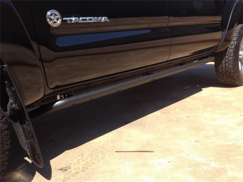 N-Fab RKR Rails 05-15 Toyota Tacoma Double Cab - Tex. Black - 1.75in - DTX Performance