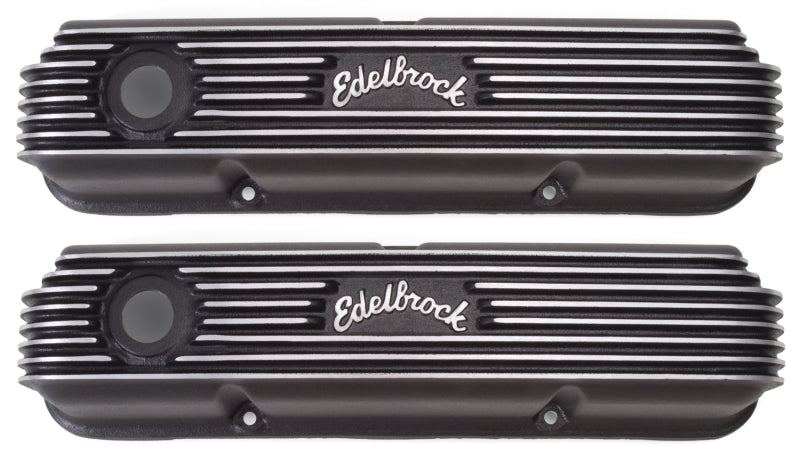 Edelbrock Valve Cover Classic Series Ford 1958-1976 FE V8 Black - DTX Performance