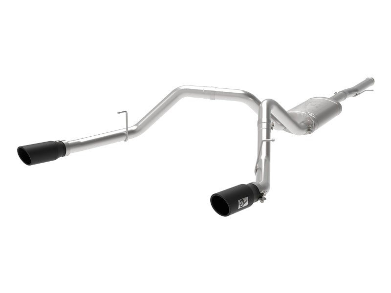 aFe Apollo GT Series 3 IN 409 SS Cat-Back Exhaust System w/ Black Tip GM Sierra 1500 09-18 - DTX Performance