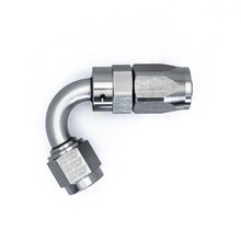 Load image into Gallery viewer, DeatschWerks 6AN Female Swivel 120-Degree Hose End CPE - Anodized DW Titanium - DTX Performance