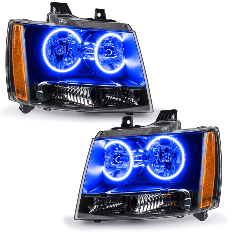 Oracle 07-13 Chevrolet Avalanche Pre-Assembed SMD Headlights - Blue - DTX Performance