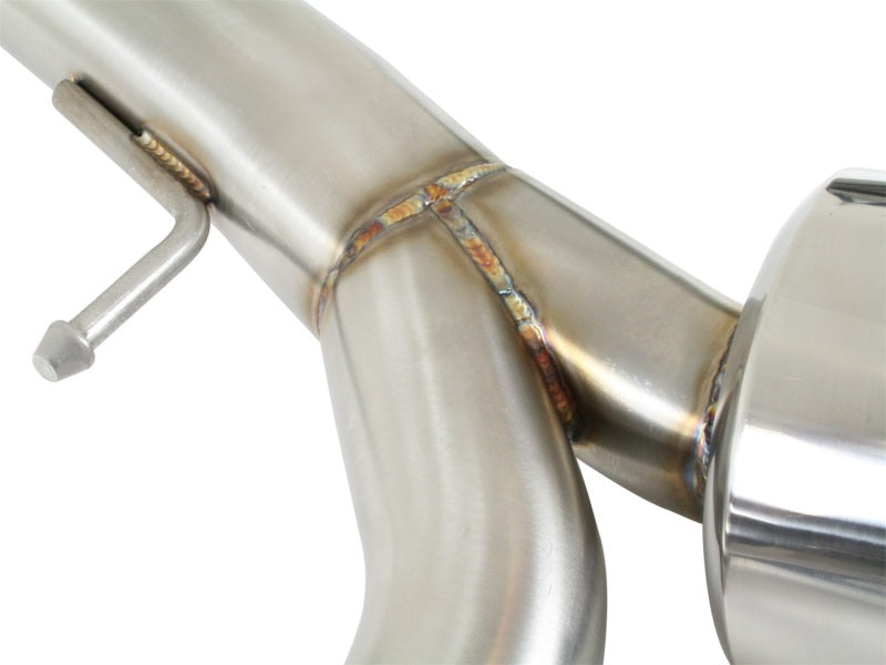 aFe Takeda Exhaust 304SS Dual Cat-Back w/ Polished Tips 08-13 Mitsubishi Lancer Evo X L4 2.0L Turbo - DTX Performance