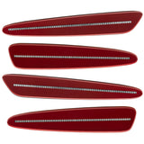 Oracle 05-13 Chevrolet Corvette C6 Concept Sidemarker Set - Clear - Magnetic Red (86U)