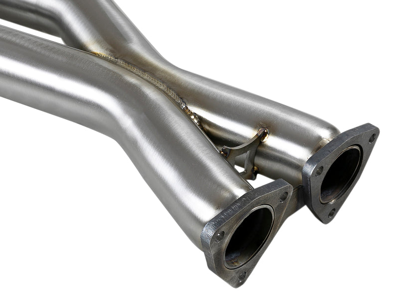 aFe Twisted Steel HDR X-Pipe SS-304 01-06 BMW M3 3.2L S54 - DTX Performance