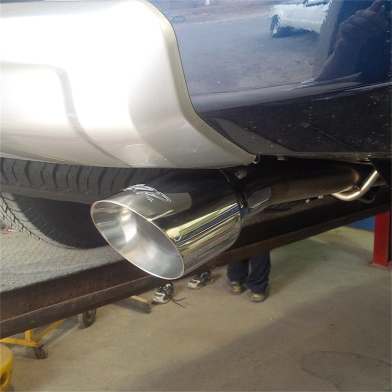 MBRP 10-18 Toyota 4 Runner AL 4in O.D Tip Single Rear Exit 2.5in Cat Back Exhaust - DTX Performance