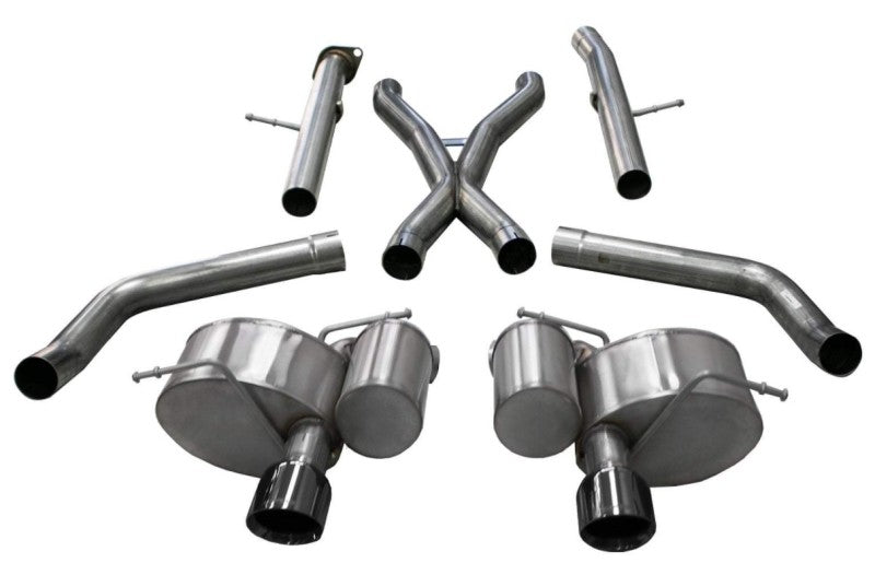 Corsa 12-20 Jeep Grand Cherokee SRT 2.75in Dual Rear Xtreme Cat-Back Exhaust - Black PVD Tip Finish - DTX Performance