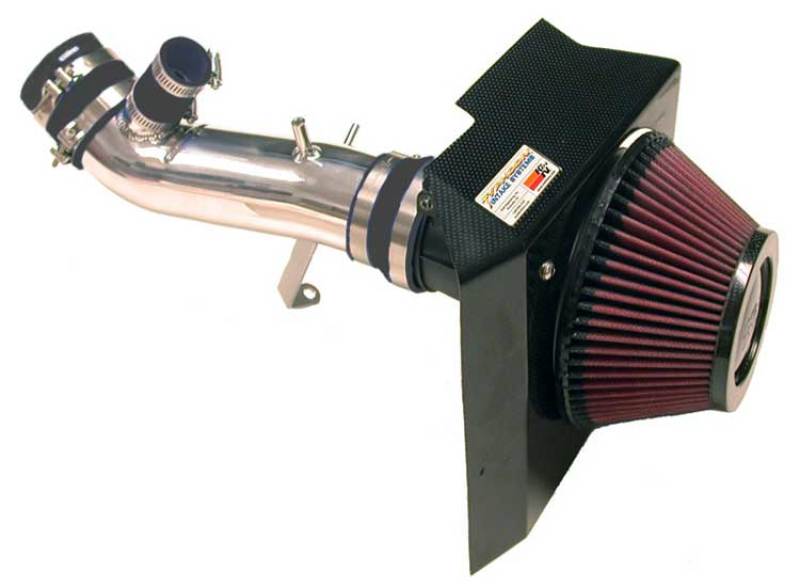 K&N 03-04 Evo 8 ONLY Polished Typhoon Short Ram Intake - DTX Performance