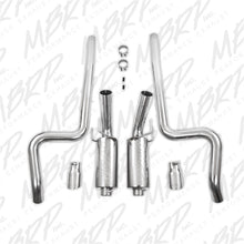 Load image into Gallery viewer, MBRP 11-14 Ford Mustang GT 5.0L Dual Split Rear Street Version T409 3in Cat Back Exhaust System - DTX Performance