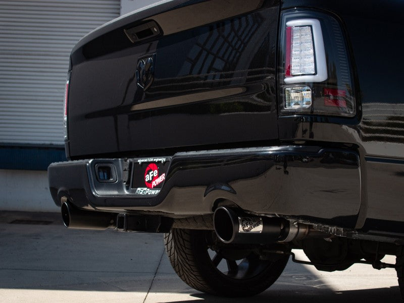 aFe 09-18 Ram 1500 V8 5.7L Hemi Gemini XV 3in 304 SS Cat-Back Exhaust w/ Black Tips - DTX Performance