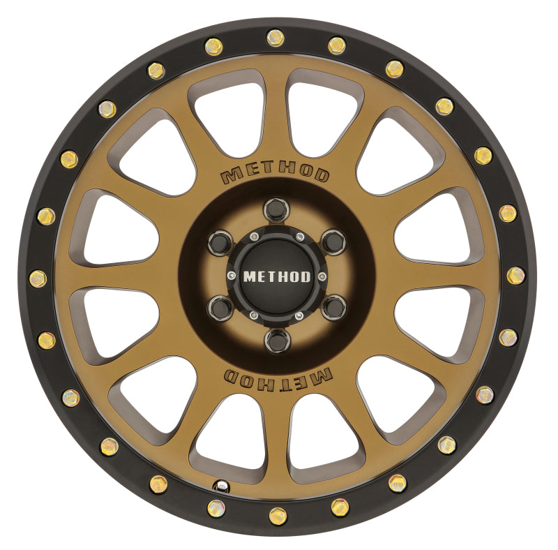 Method MR305 NV 16x8 0mm Offset 6x5.5 108mm CB Method Bronze/Black Street Loc Wheel - DTX Performance