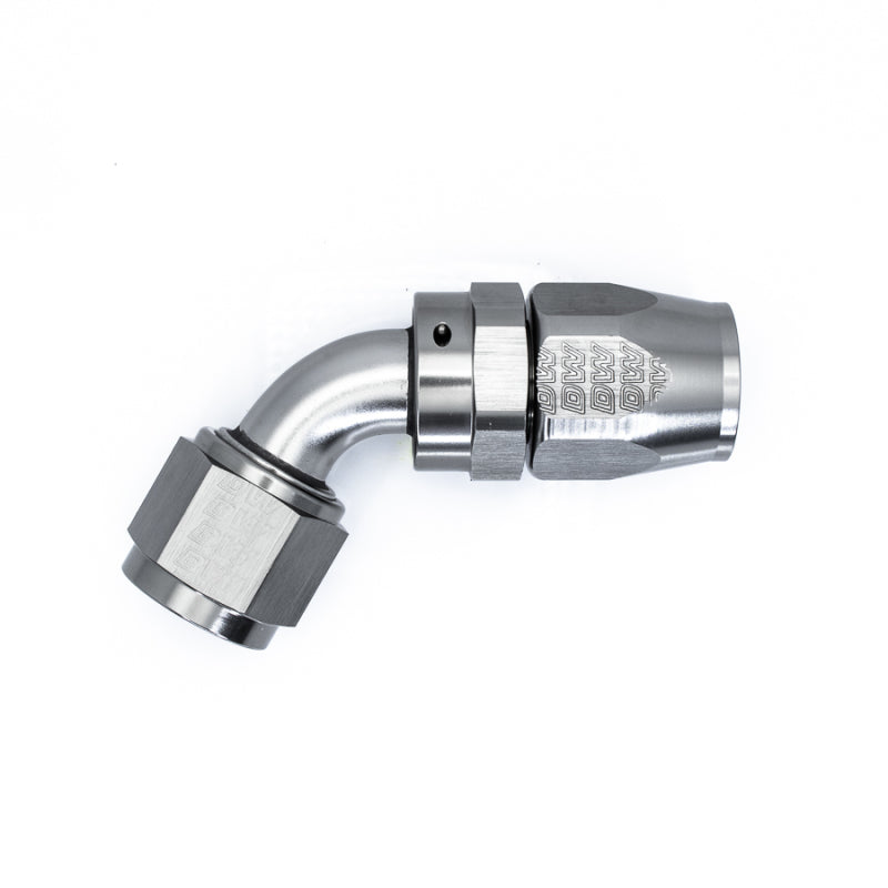 DeatschWerks 10AN Female Swivel 60-Degree Hose End CPE - Anodized Titanium - DTX Performance