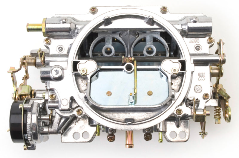 Edelbrock Carburetor Performer Series 4-Barrel 600 CFM Electric Choke Satin Finish - DTX Performance