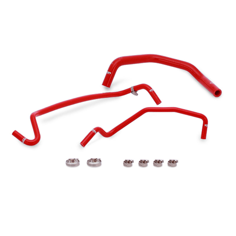 Mishimoto 15+ Ford Mustang GT Red Silicone Ancillary Hose Kit - DTX Performance