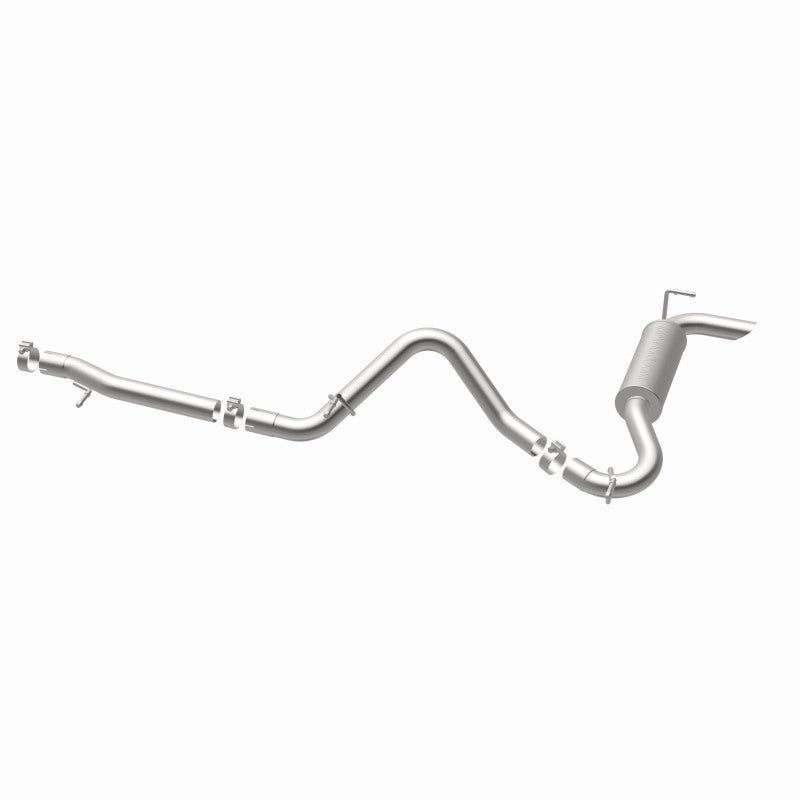 MagnaFlow 12-14 Jeep Wrangler 3.6L Single Straight Rear P/S Exit Stainless C/b Perf Exhaust-Comp - DTX Performance