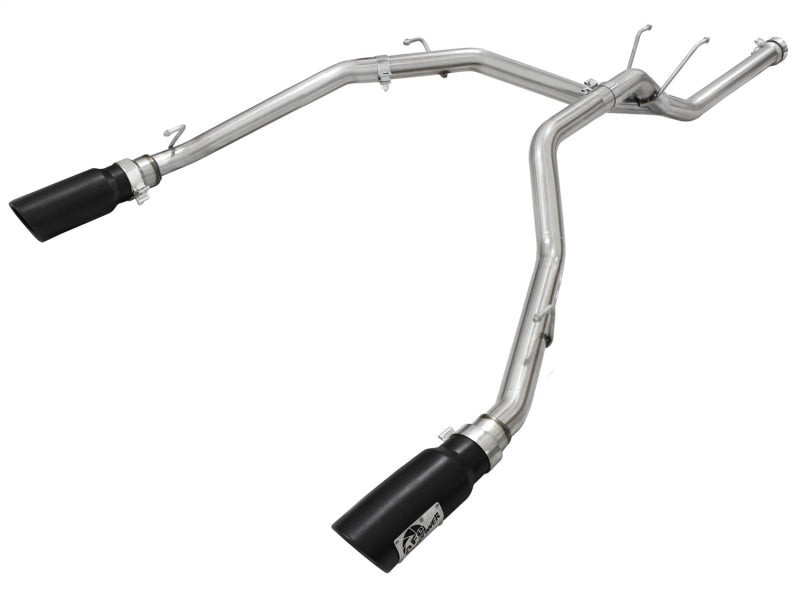 aFe MACHForce XP DPF-Back Exhaust 2.5in SS with Black Tips 2014 Dodge Ram 1500 V6 3.0L EcoDiesel - DTX Performance