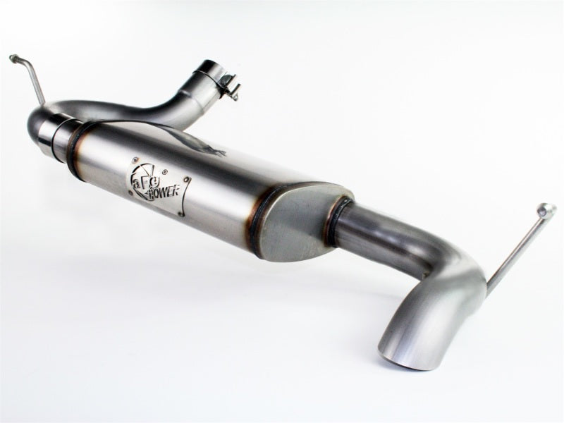 aFe MACHForce XP 07-17 Jeep Wrangler V6-3.6/3.8L 409 SS 2.5in Axle-Back Exhaust - DTX Performance