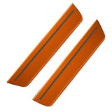 Oracle 11-14 Dodge Charger Concept Sidemarker Set (Rear Only) - Tinted - Toxic Orange (PVG-QVGS)