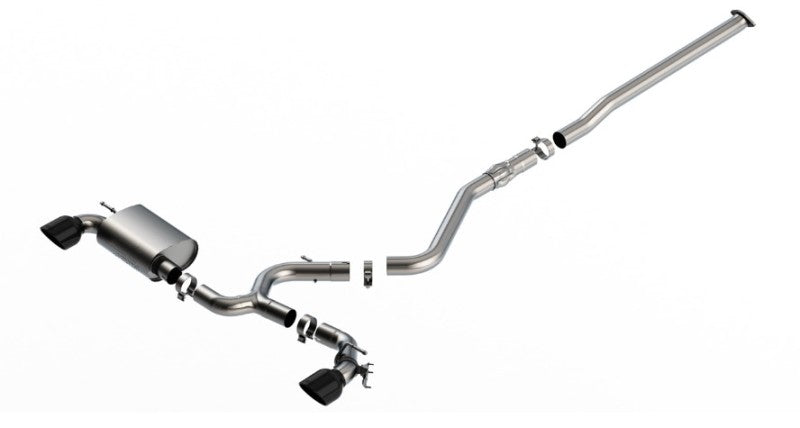 Borla 22-23 Hyundai Kona N 2.0L 4 CYL. Turbo AT/MT ATAK Catback Exhaust Black Chrome - DTX Performance