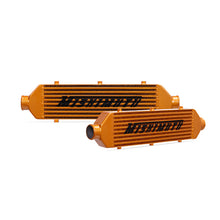 Load image into Gallery viewer, Mishimoto Universal Gold Z Line Intercooler  Overall Size: 28x8x3 Core Size: 21x6x2.5 Inlet / Outlet - DTX Performance