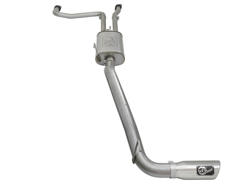 aFe MACH Force-Xp 2-1/2in Cat-Back Exhaust System w/ Polished Tip 16-17 Nissan Titan XD V8 5.6L - DTX Performance