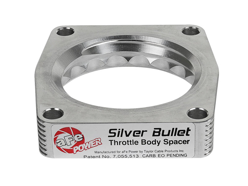 aFe Silver Bullet Throttle Body Spacer TBS 17-19 Nissan Patrol (Y61) I6-4.8L - DTX Performance