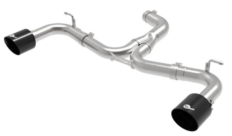 aFe 18-20 VW GTI (MK7.5) 2.0L MACH Force-Xp 3in to 2.5in 304 SS Axle-Back Exhaust System-Black Tips - DTX Performance