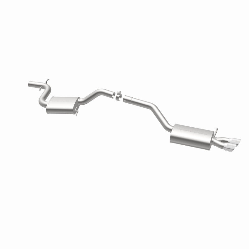 MagnaFlow 12 VW Jetta 2.0L Turbocharged Dual Straight D/S Rear Exit Stainless Cat Back Perf Exhaust - DTX Performance