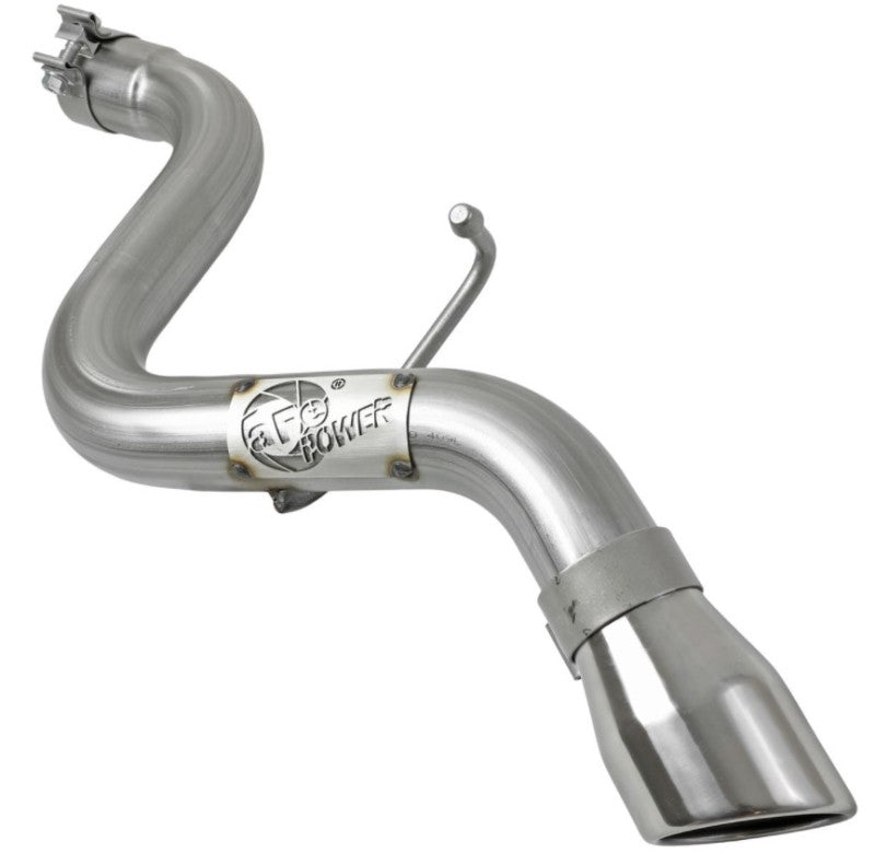 aFe MACH Force-Xp Axle-Back Exhaust System w/Polished Tip 18-20 Jeep Wrangler L4-2.0T / V6-3.6L - DTX Performance