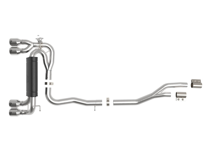 aFe MACHForce XP Exhausts Cat-Back SS 19-21 BMW M2 Competition L6-3.0L w/Polished Tips - DTX Performance