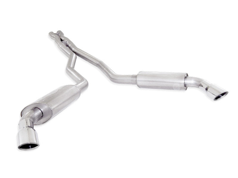 Stainless Works 2010-15 Camaro 6.2L 3in Exhaust X-Pipe S-Tube Turbo Mufflers Polished Tips - DTX Performance