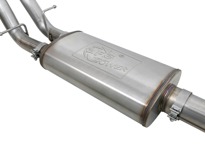 aFe Vulcan Series 4in-3in 304-SS Exhaust Cat-Back 2019 GM Silverado / Sierra 1500 V8-5.3L w/ OE Tips - DTX Performance