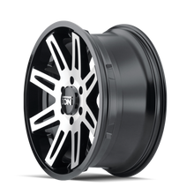 Load image into Gallery viewer, ION Type 142 20x9 / 6x135 BP / 25mm Offset / 87.1mm Hub Black/Machined Wheel - DTX Performance