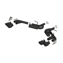 Load image into Gallery viewer, MBRP 16-19 Chevrolet Camaro V6 2.5in BLK NPP Dual Axle Back Exhaust w/ 4in Quad Dual Wall Tips - DTX Performance