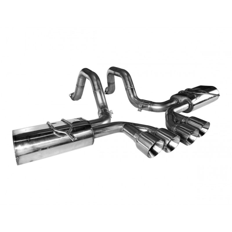 Kooks 97-04 Chevy Corvette Full 3in Axleback w/Pol Tips Requires 3in X-Pipe - DTX Performance