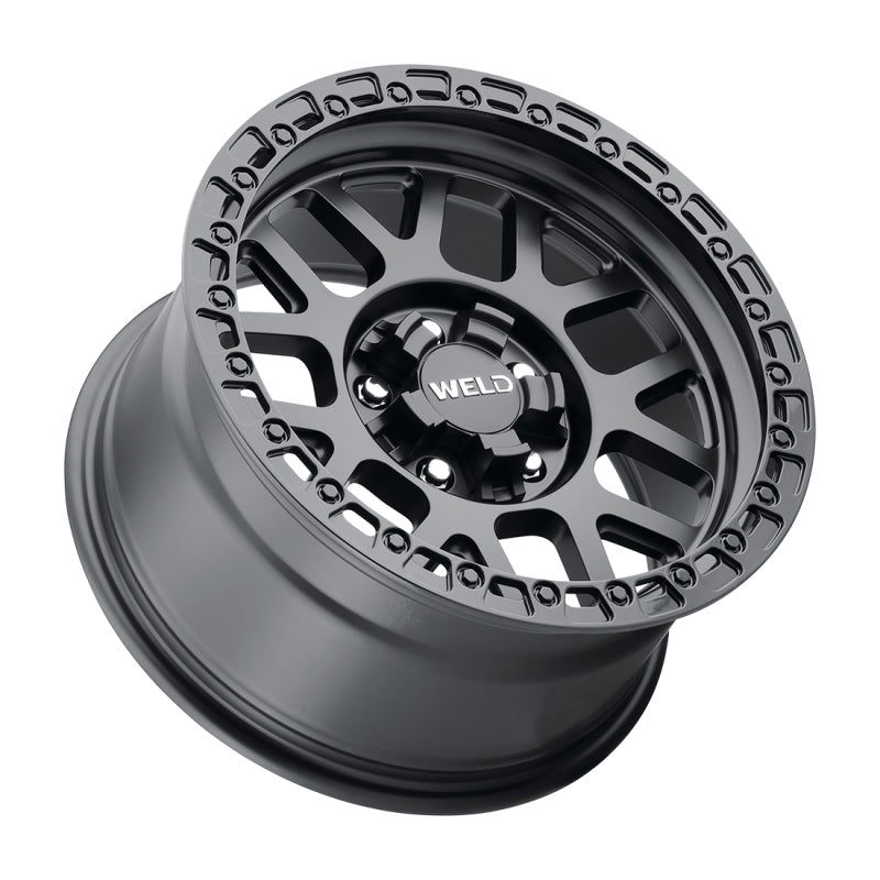 Weld Off-Road W104 17X10 Cinch 5X114.3 5X127 ET-25 BS4.50 Satin Black / Gloss Black 78.1 - DTX Performance