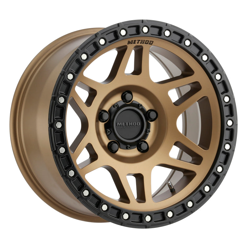 Method MR312 17x9 -12mm Offset 5x5 71.5mm CB Method Bronze/Black Street Loc Wheel - DTX Performance