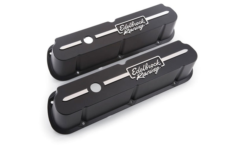 Edelbrock Valve Cover Racing Series Ford 289-302-351W CI V8 Tall Black - DTX Performance