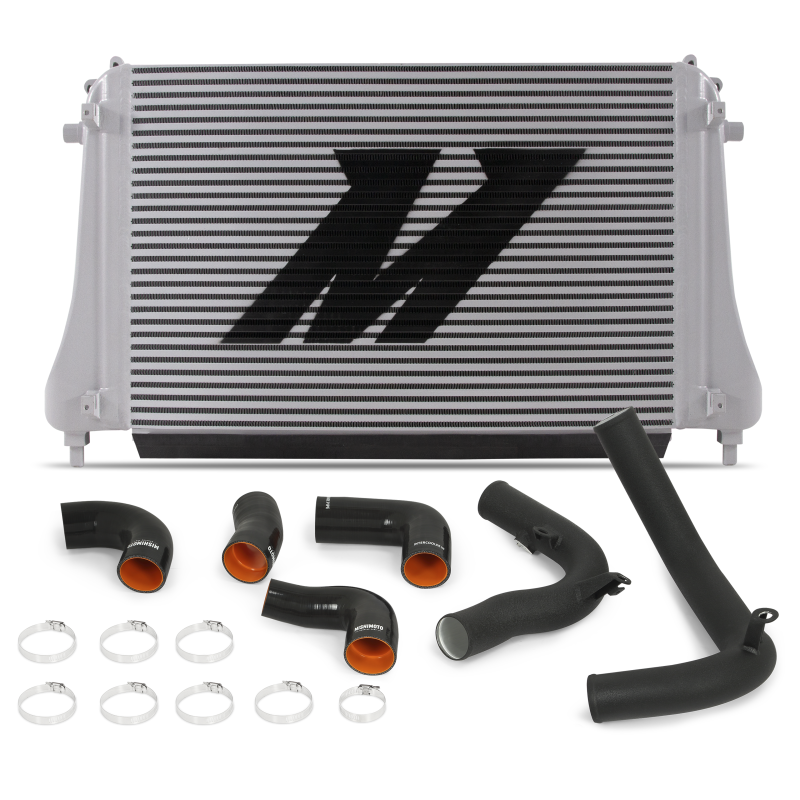 Mishimoto 2015+ VW MK7 Golf TSI / GTI / R Performance Intercooler Kit w/ Pipes (Black) - DTX Performance