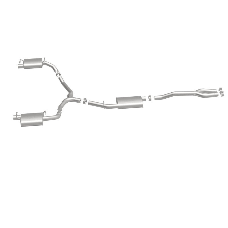 MagnaFlow Cat-Back SS Dual Split Rear Exit 2015 Dodge Charger/Chrysler 300C 3.6L V6 (Uses OEM Tips) - DTX Performance