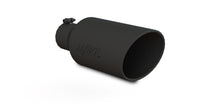 Load image into Gallery viewer, MBRP Universal Exhaust Tip 7in O.D. Rolled End 4in Inlet 18in Length - Black - DTX Performance