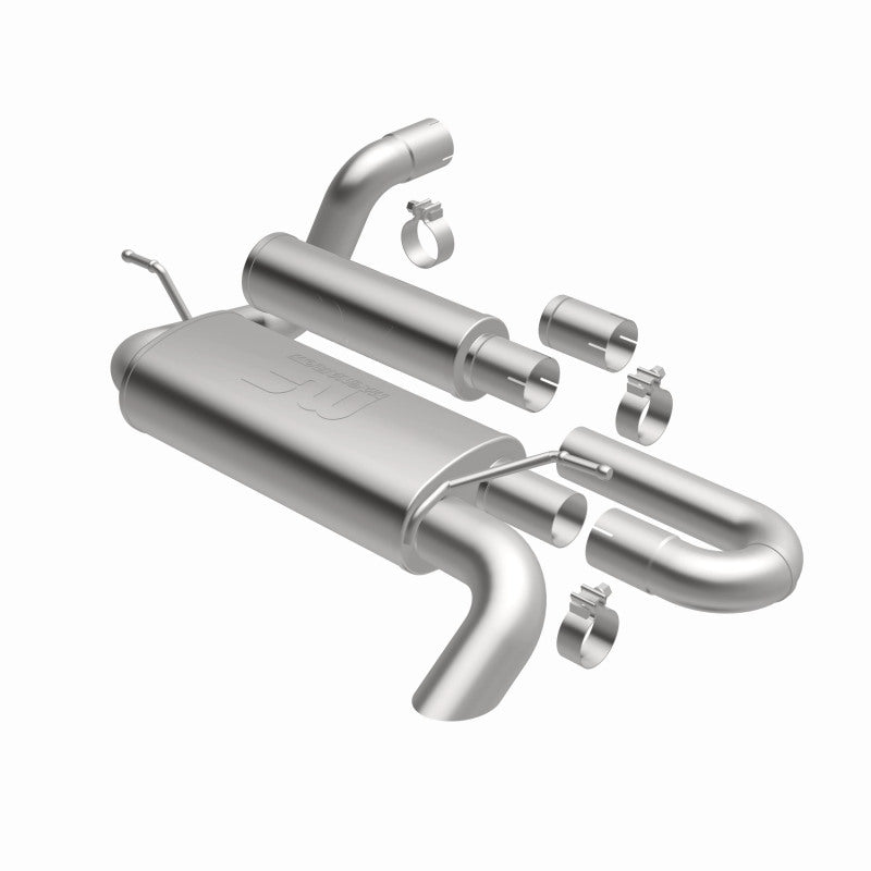 MagnaFlow 18-23 Jeep Wrangler JL 2.0L/3.6L Overland Series Axle-Back Exhaust - DTX Performance