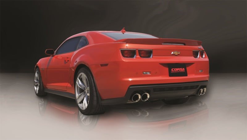 Corsa 12-13 Chevrolet Camaro Coupe ZL1 6.2L V8 Polished Sport Cat-Back + XO Exhaust - DTX Performance