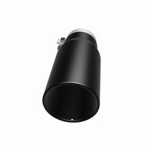 Load image into Gallery viewer, MagnaFlow Tip Stainless Black Coated Single Wall Round Single Outlet 5in Dia 3.5in Inlet 14.5in L - DTX Performance