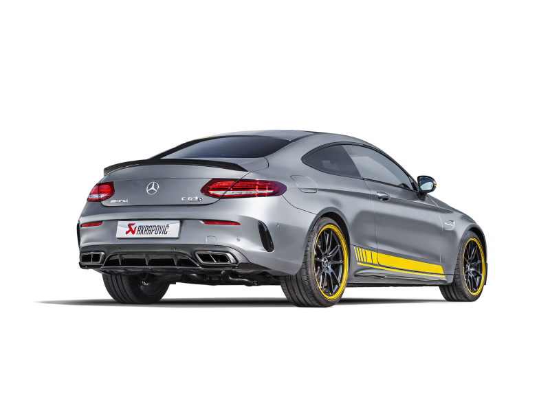 Akrapovic 16-17 AMG C63 Coupe Evolution Line Cat Back (Titanium) w/ Carbon Tips (Req. Link Pipe) - DTX Performance