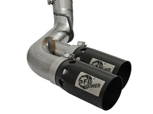 Load image into Gallery viewer, aFe Victory Series 4in 409-SS DPF-Back Exhaust w/ Dual Black Tips 2017 GM Duramax V8-6.6L(td) L5P - DTX Performance