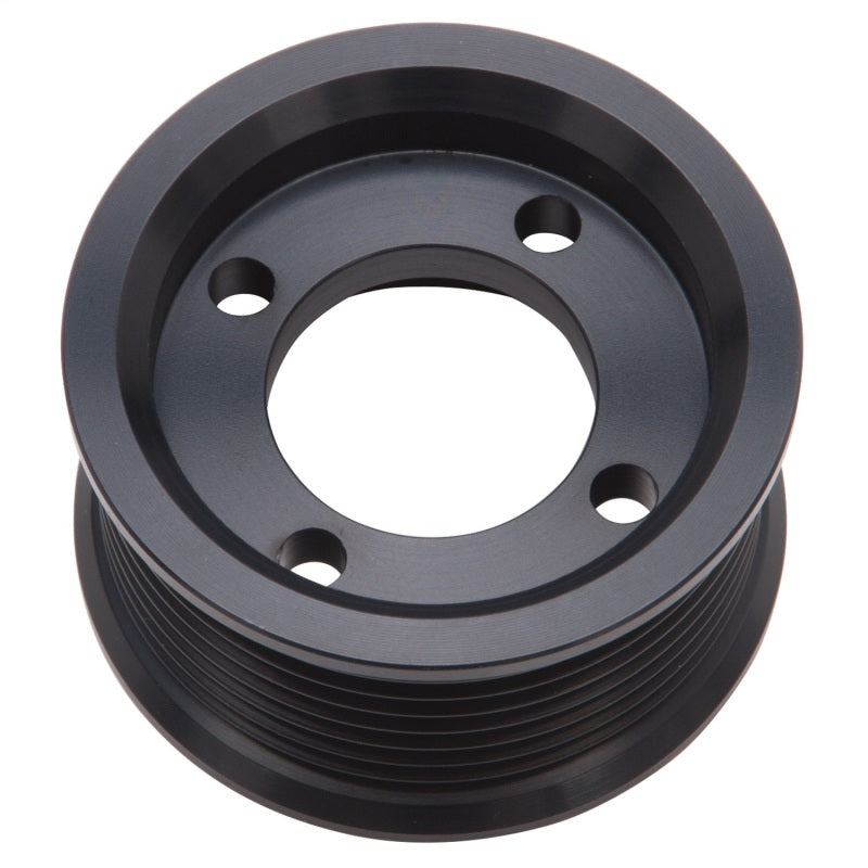 Edelbrock Pulley SC E-Force 2 625In 8 Rib Black - DTX Performance